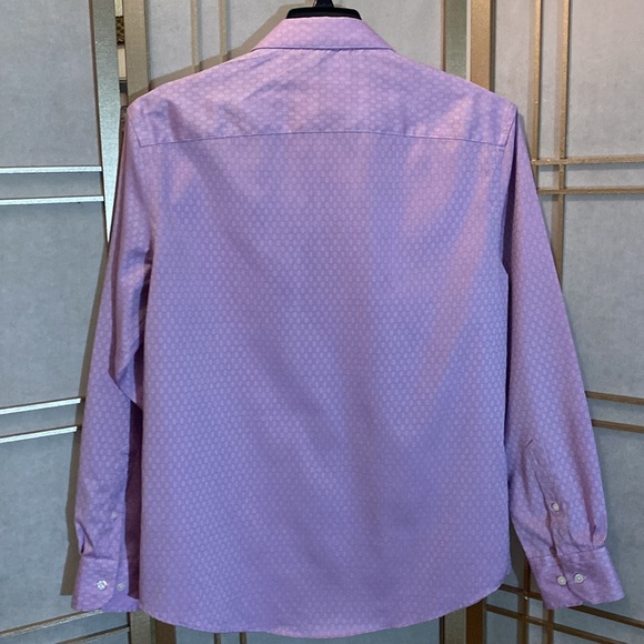 Stunningly handsome shirt, lilac color dress shirt, non-iron, men’s Large - Picture 5 of 7